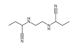 2,2'-(1,2-ethanediyl-dimino)bis-butane nitrile结构式