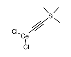 2-trimethylsilylethynylcerium(III)chloride Structure