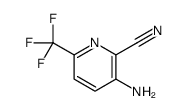 3-氨基-6-(三氟甲基)-2-氰基吡啶结构式