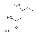 (R)-3-aminopentanoic acid hydrochloride structure