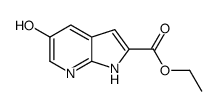 Ethyl 5-hydroxy-1H-pyrrolo[2,3-b]pyridine-2-carboxylate Structure