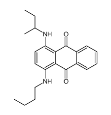 1-(butan-2-ylamino)-4-(butylamino)anthracene-9,10-dione Structure
