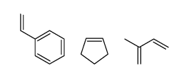 cyclopentene,2-methylbuta-1,3-diene,styrene Structure