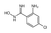 2-amino-4-chloro-N'-hydroxybenzenecarboximidamide结构式
