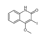 3-Iodo-4-methoxy-2(1H)-quinolinone Structure