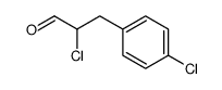 2-chloro-3-(4-chlorophenyl)propanal Structure