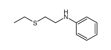 N-(2-ethylsulfanyl-ethyl)-aniline Structure