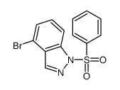 1-(benzenesulfonyl)-4-bromo-1H-indazole Structure