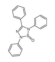 2,4,5-triphenyl-2,5-dihydro-[1,2,3,5]thiatriazole 1-oxide结构式