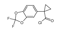 1-(2,2-二氟苯并[D] [1,3]二氧杂环戊烯-5-基)环丙烷甲酰氯图片