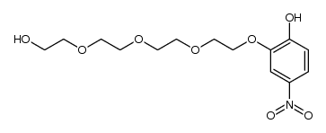 2-(2-(2-(2-(2-hydroxyethoxy)ethoxy)ethoxy)ethoxy)-4-nitrophenol结构式