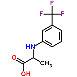 N-[3-(Trifluoromethyl)phenyl]alanine Structure