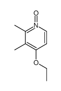 4-ethoxy-2,3-dimethylpyridine N-oxide结构式