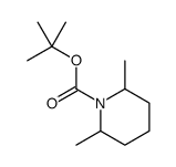 2,6-二甲基哌啶-1-羧酸叔丁酯结构式