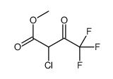 methyl 2-chloro-4,4,4-trifluoro-3-oxobutanoate结构式