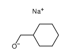 cyclohexanemethanol sodium salt Structure