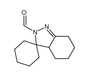 2'-formyl-2',3'a,4',5',6',7'-hexahydro-spiro[cyclohexane-1,3'-indazole]结构式