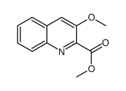 methyl 3-methoxyquinoline-2-carboxylate Structure