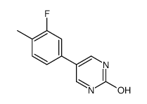 5-(3-fluoro-4-methylphenyl)-1H-pyrimidin-2-one Structure