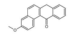 3-methoxy-7H-benzo[a]anthracen-12-one结构式