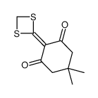 2-(1,3-dithietan-2-ylidene)-5,5-dimethylcyclohexane-1,3-dione结构式