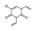 5-chloro-1,3-bis(ethenyl)pyrimidine-2,4-dione结构式