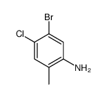 5-溴-4-氯-2-甲基苯胺结构式