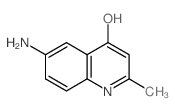 6-AMINO-2-METHYL-QUINOLIN-4-OL结构式