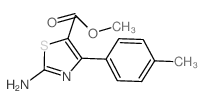 2-氨基-4-对甲苯噻唑-5-羧酸甲酯结构式