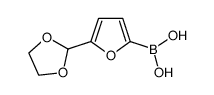 5-[1,3]Dioxolan-2-yl-furan-2-boronic acid Structure