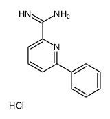 6-苯基吡啶甲脒盐酸盐结构式