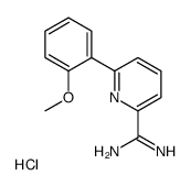 6-(2-methoxyphenyl)pyridine-2-carboximidamide,hydrochloride Structure