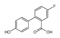 5-fluoro-2-(4-hydroxyphenyl)benzoic acid结构式