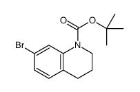 N-Boc-7-溴-3,4-二氢-1(2H)-喹啉结构式