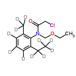 乙草胺-D11结构式