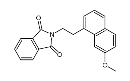 7-methoxy-1-(N-phthalimidoethyl)naphthalene结构式