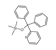2-(diphenyltrimethylsiloxymethyl)-pyridine结构式