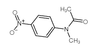N-甲基-N-(4-硝基苯基)乙酰胺结构式