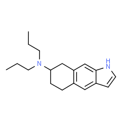 N,N-di-n-propyl-5,6,7,8-tetrahydrobenz(f)indol-7-amine Structure