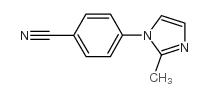 4-(2-methylimidazol-1-yl)benzonitrile Structure