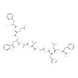 bombesin (6-14), D-Phe(6)-Leu(13)-psi(CH2NH)-Phe(14)- structure