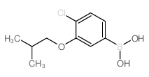 4-氯-3-异丁氧基苯硼酸结构式