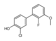 2-chloro-4-(2-fluoro-3-methoxyphenyl)phenol Structure