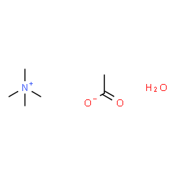 乙酸四甲基铵X水合物结构式