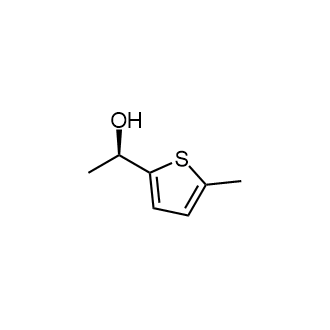 (R)-1-(5-甲基噻吩-2-基)乙烷-1-醇结构式