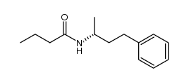 N-((R)-4-phenylbutan-2-yl)butanamide结构式