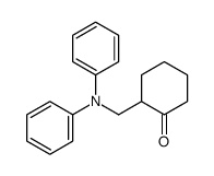 2-[(N-phenylanilino)methyl]cyclohexan-1-one Structure