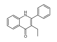 3-ethyl-2-phenyl-1H-quinolin-4-one结构式