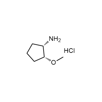 (1S,2R)-2-甲氧基环戊烷-1-胺盐酸盐结构式