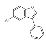 5-甲基-3-苯基苯并呋喃结构式